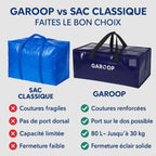 Sacs de déménagement XXL GAROOP — lot de 4, 6 ou 8 sacs